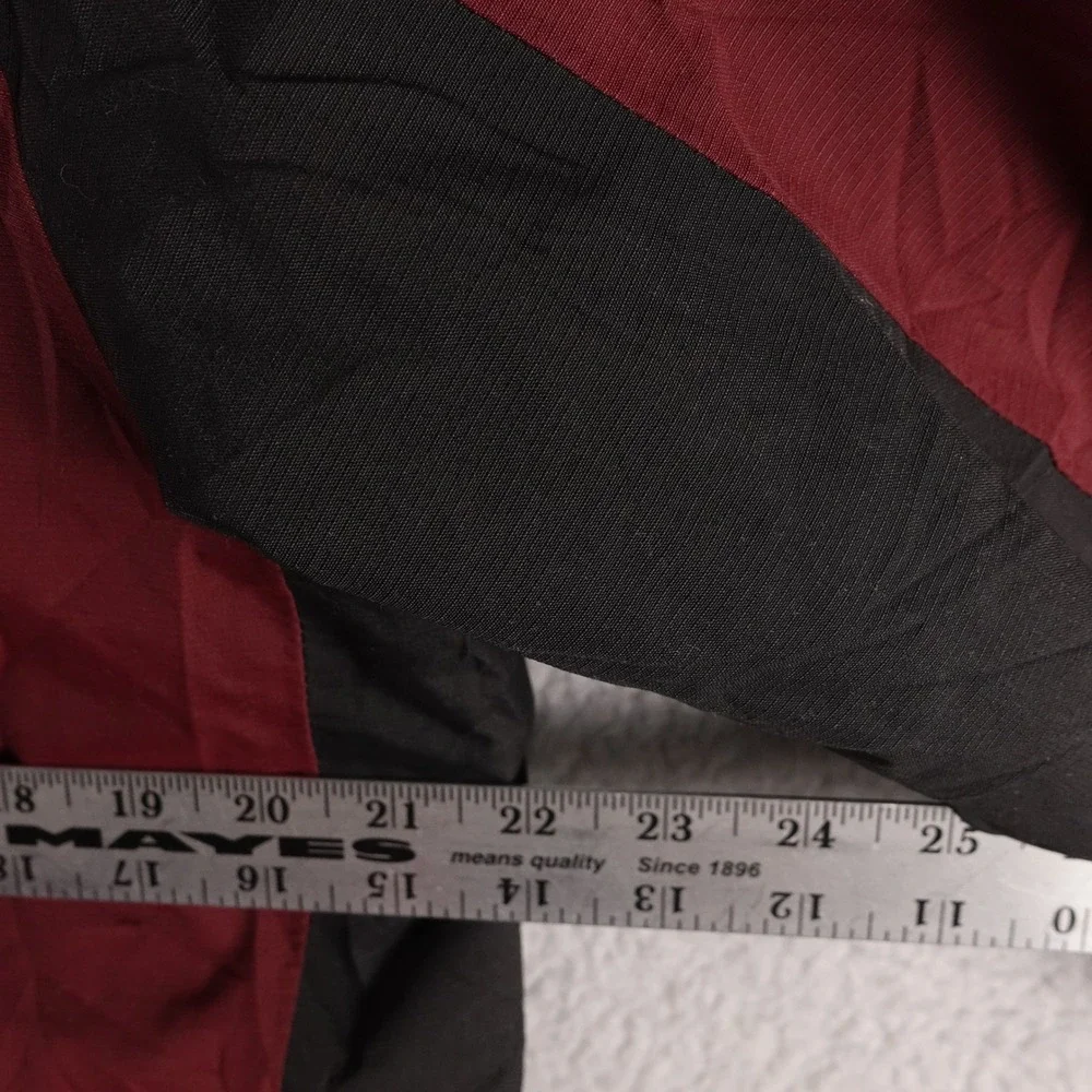The North Face Mens DryVent Insulated Hooded‎ Jacket Burgundy Black Medium